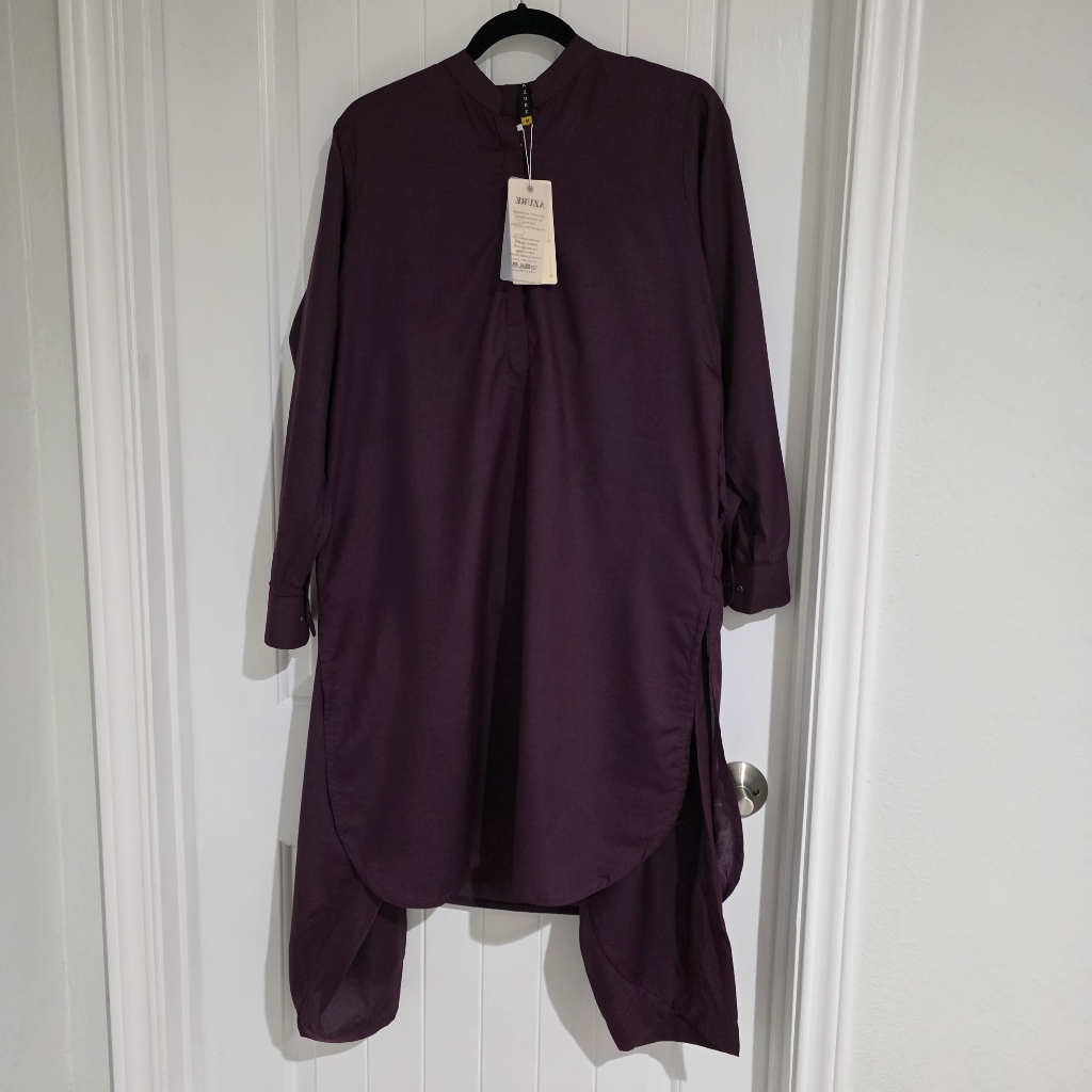 Nwt Elegant Plum 2 Piece Women's Kurta Set Size Medium — image 4 of 8